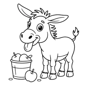 Målarbild Rolig Åsna