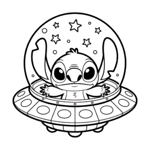 Målarbild Alien Stitch