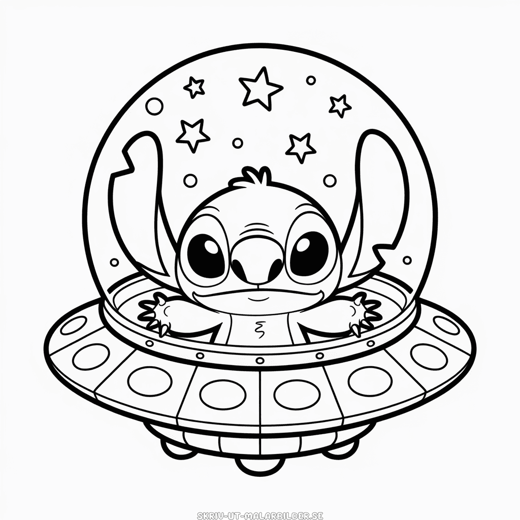 Målarbild Alien Stitch