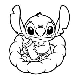 Målarbild Baby Stitch