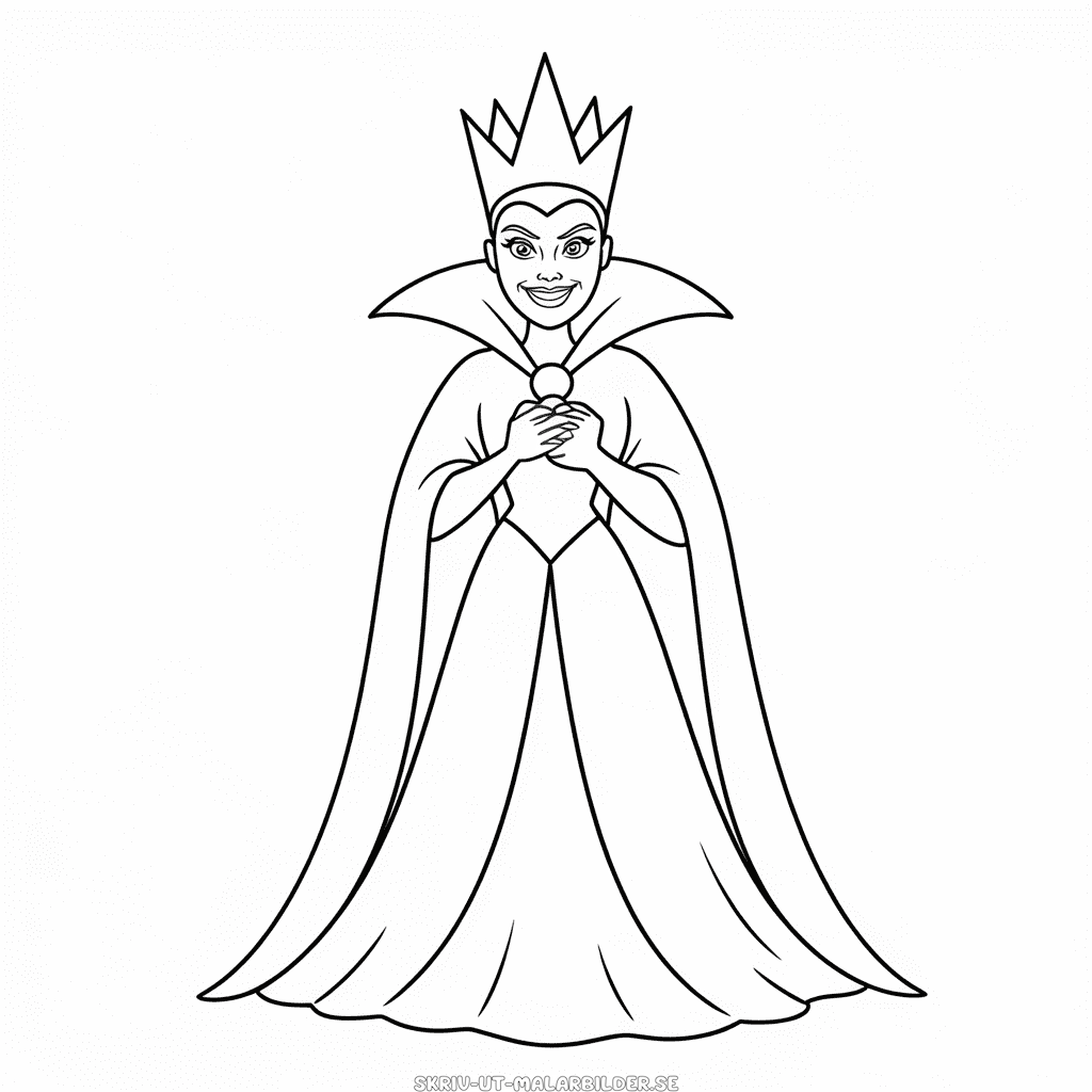 Målarbild Disney Onda Drottningen