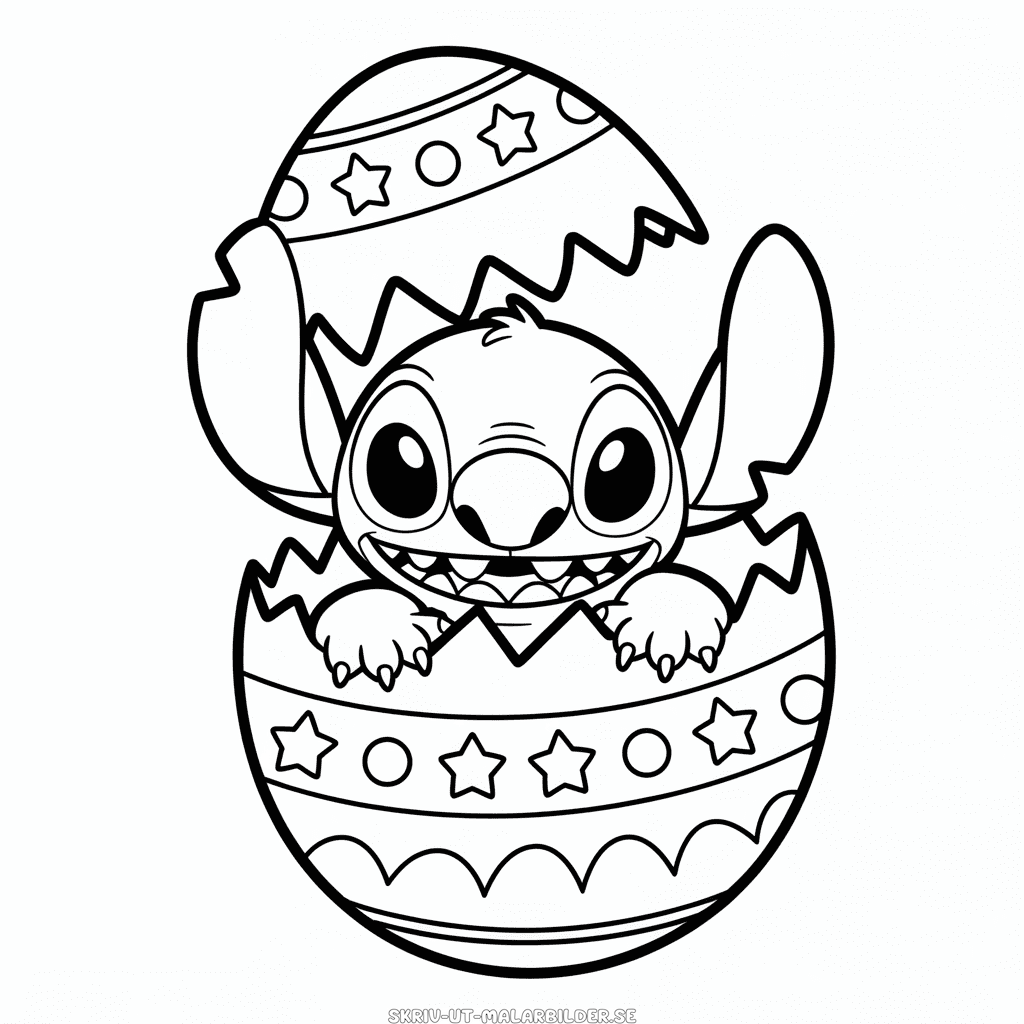 Målarbild Påsk-Stitch