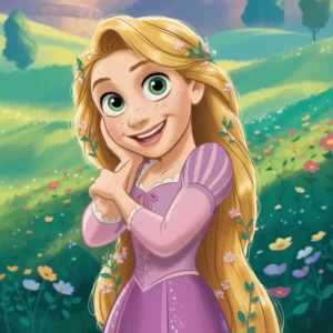 Rapunzel Målarbilder