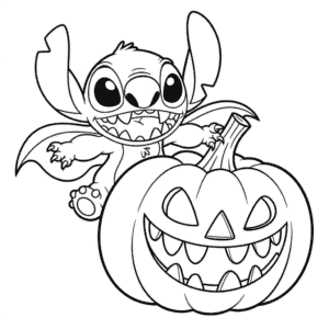 Målarbild Halloween Stitch
