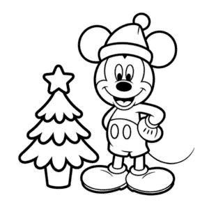 Målarbild Julmusse