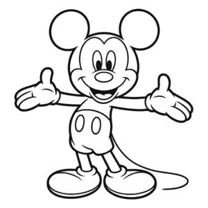 Målarbild Tom Musse Pigg