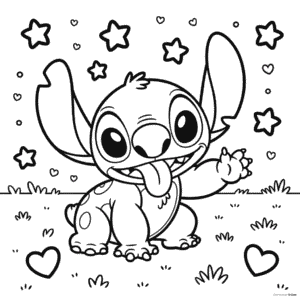 Målarbild Disney Stitch