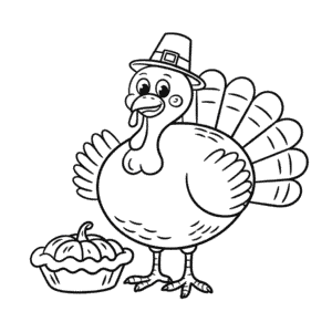 Målarbild Fet Kalkon