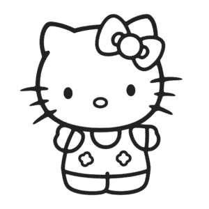 Målarbild Liten Hello Kitty