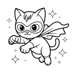 Målarbild Svart Katt Marvel