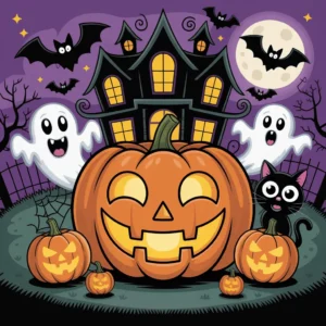 Halloween Målarbilder