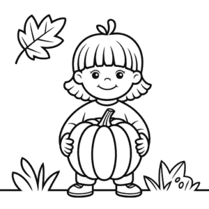 Målarbild Barnens Höst