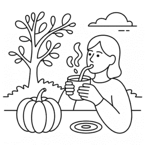 Målarbild Enkelt Höst Vuxna