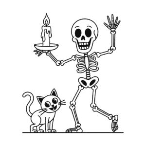 Målarbild Läskig Vuxen Halloween
