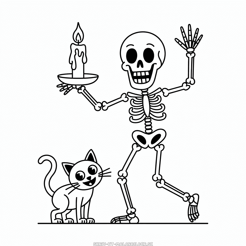 Målarbild Läskig Vuxen Halloween
