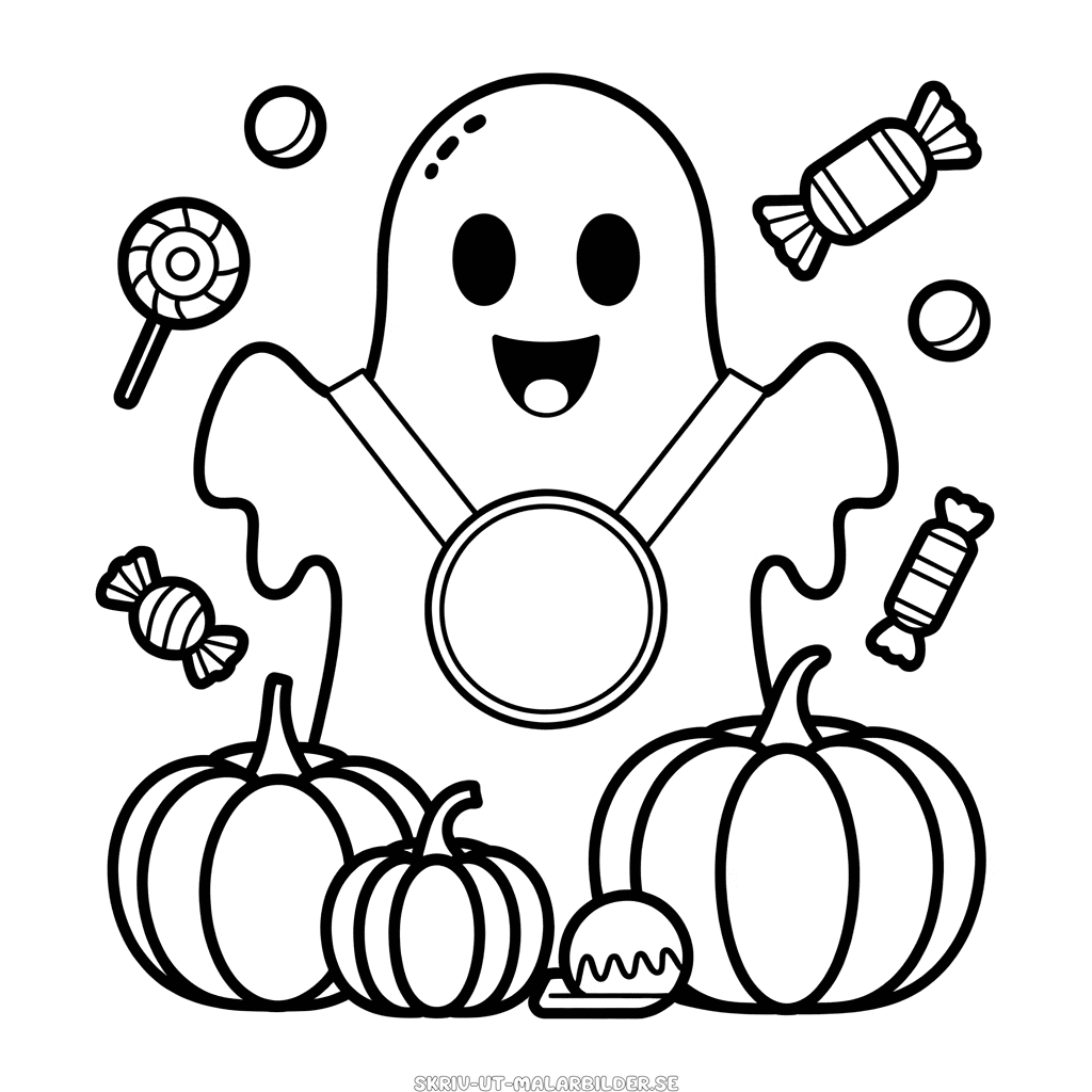 Målarbild Bästa Halloween