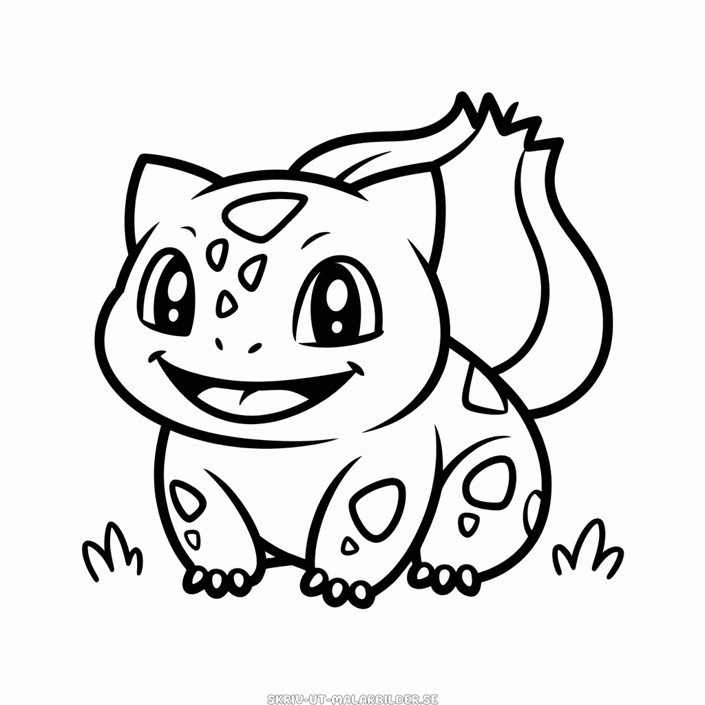 Målarbild Bulbasaur