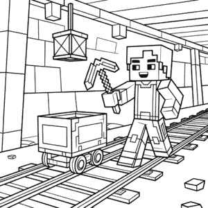 Målarbild Jesse Minecraft Story Mode