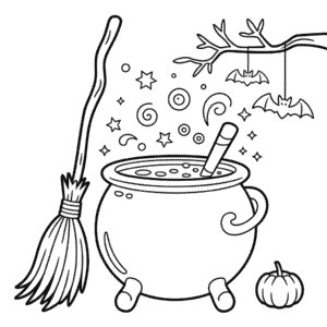 Målarbild Svårt Halloween för Vuxna