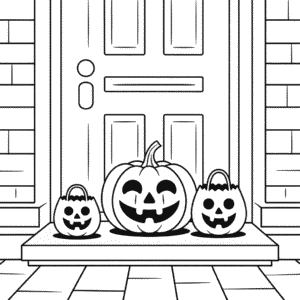 Målarbild Vuxen Enkel Halloween